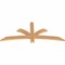 Ekena Millwork Davenport Timber Gable Bracket, Western Red Cedar, 60"W x 25"H x 1 1/2"D x 3 1/2"F, 10/12 Pitch GBW060X25X0204DAV00SWR - alternate 4